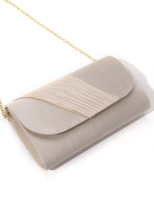 Bolso de Noche Elegante de Satén Plisado Cuadrado de Lujo Bell para Mujer, Estilo Sobre, para Banquete, de Diseñador, Famoso 5A - Product Image 6