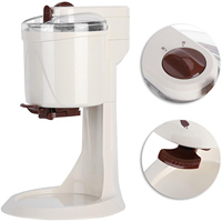 Machine à glaces électrique, machine à glaces molles pour la préparation de gelato et sorbet maison, appareil de cuisine amusant