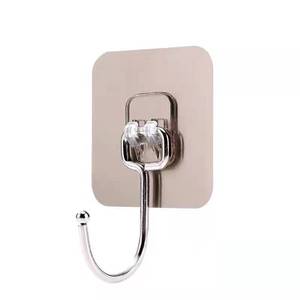 MU <b>Black</b> Fashion Household Wall <b>Hook</b> Strong Adhesive <b>Hook</b> Good Wall Adhesion Traceless <b>Hook</b> Load-bearing - Product Image 1