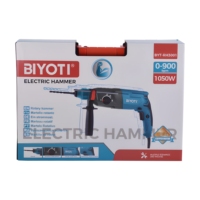Marteau perforateur rotatif haute puissance BYT-RH3001 1050W 3 en 1, perceuse à percussion, burineur, marteau de démolition avec mandrin interchangeable