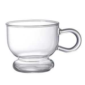 Mug à café en verre borosilicate coloré fait main en forme de <span class=keywords><strong>gourde</strong></span>, personnalisé, avec poignée, design sportif, double paroi et portable – Vente en gros - Product Image 1