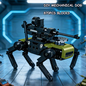 EPT 870개 기계식 개 어린이 교육용 블록 DIY 조립 STEM 두뇌 훈련 건설 장난감 - Product Image 2