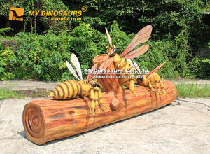 Decoraciones de Insectos para Jardín <span class=keywords><strong>Botánico</strong></span> My Dino, Abeja Animatrónica Grande - Product Image 3