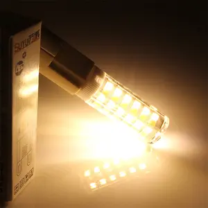 无闪烁发光二极管吊灯灯泡4.6W，50瓦卤素当量G9双针底座G9可调光暖发光二极管灯泡