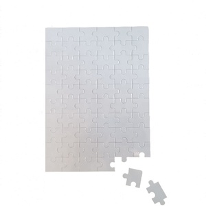Commercio all'ingrosso 60 pezzi A4 Puzzle <span class=keywords><strong>in</strong></span> <span class=keywords><strong>legno</strong></span> fai da te personalizzato sublimazione stampato Jigsaw Puzzle Photo Frame - Product Image 3
