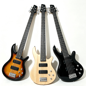 Guitare <span class=keywords><strong>Basse</strong></span> <span class=keywords><strong>5</strong></span> <span class=keywords><strong>Cordes</strong></span> Professionnelle Personnalisée 2026 en Érable et Coria, Finition Brillante, Vente en Gros - Product Image 4