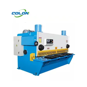 Semi automatic 8mm CNC Hydraulic Guillotine Shear / Metal Plate shearing Cutting Machine 4 6 meters long