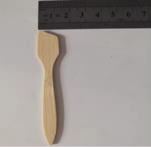 New Product Bamboo <strong>Cream</strong> Spatula Bamboo Cosmetic Spatula - Product Image 3