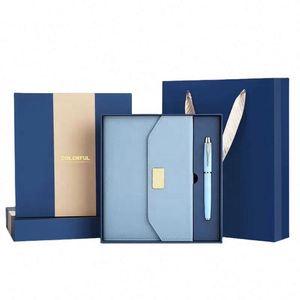 2026 Fashion Notebook Box Gift Set With Pen High-end Business Office <b>Notepad</b> Enterprise Annual Meeting <b>A5</b> Business Notebook Gift - Product Image 2