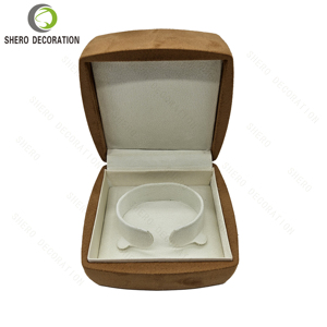 Cajas de Joyería de Regalo Hechas a Medida, Caja de Terciopelo Marrón de Lujo para Collares, Juego de Cajas de Joyería al por Mayor, Caja de Embalaje para Joyas - Product Image 3