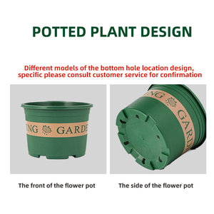 Vente flash : Mini-pots de fleurs en plastique de luxe pour plantes succulentes, pots de pépinière, pots de fleurs pour la maison et le jardin avec trou de drainage, légers et durables - Product Image 2