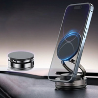 Support de téléphone portable pliable magnétique pour voiture, support magnétique de bureau à ventouse, accessoires pour automobile
