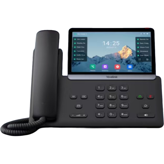 SIP-T58W Smart Business IP Phone Wi-Fi PoE HD Video VoIP Phone for Office Enterprise Conference