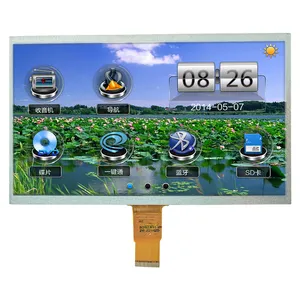 מפעל ישירות Custom מסך IPS LCD צג IP מדורג תעשייתי תצוגת 10.1 אינץ TFT תצוגה עם LCD נהג