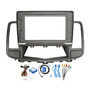 Meihua 10.1inch Auto Radio Fascia Frame Dash Mount Kit Trim Panelfor for <strong>Nissan</strong> Teana 2008-2013 Android Radio with Cable Harness - Product Image 1