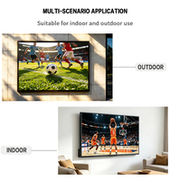 Téléviseur extérieur intelligent 43 pouces IP66 4K UHD Full HD, grand écran LCD étanche, affichage numérique et téléviseur mural