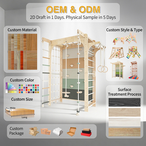 Toddler Thụy Điển thang gỗ cho trẻ em trong nhà bé leo khung cho trẻ em - Product Image 3