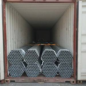 एडब्ल्यू गैल्वेनाइज्ड s235Jr sch40 पेपर बनाने रासायनिक उद्योग जल निकासी प्रणाली condenser स्टील वेल्डेड पाइप - Product Image 6