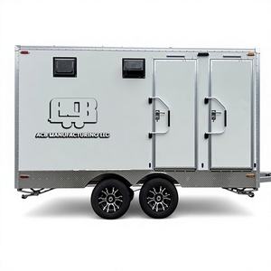 Toilettes mobiles de luxe d'extérieur, durables et écologiques, en panneaux sandwich de polyuréthane, pour usage public - Product Image 1