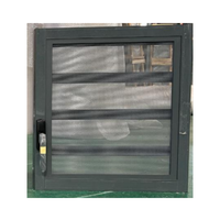 Auvent en aluminium imperméable de ventilation de profil de conception avec la moustiquaire