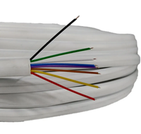 Câble téléphonique 3 4 brins de cuivre nu gaine PVC plate fil de communication multicœur