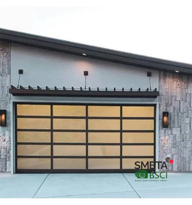 <span class=keywords><strong>Porte</strong></span> de <span class=keywords><strong>garage</strong></span> <span class=keywords><strong>sectionnelle</strong></span> automatique isolée LONGTAI avec cadre en verre et <span class=keywords><strong>porte</strong></span> piétonne indépendante - Product Image 3