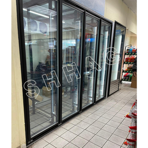電気アルミ加熱ガラスドア ウォークインクーラー用 業務用飲料クーラー 曇り止め OEMカスタムサイズ 5年保証 - Product Image 5