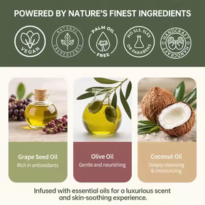 인기 수제 콜드 프로세스 포도 다발비누 맞춤형 - Product Image 2