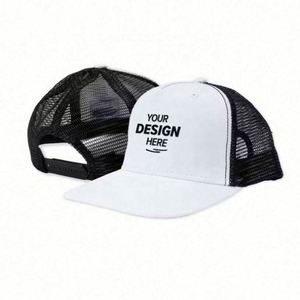 Gorra de Béisbol Personalizada para Hombre, Diseño de 5 Paneles en Dos Colores, Gorra de Algodón con Bordado de Leopardo, Venta al Por Mayor - Product Image 1