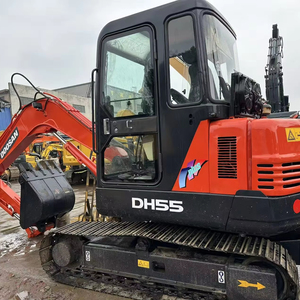 Excavadora Usada Doosan DH55 Mini de 5.5 Toneladas, Excavadora Hidráulica de Segunda Mano, DH35 DH60 DH80, Alta Calidad, en Venta - Product Image 1
