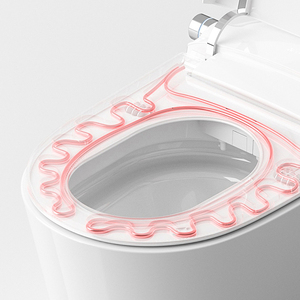 Haut de gamme monté au sol chasse automatique céramique intelligente <span class=keywords><strong>Wc</strong></span> toilette salle de bain toilettes intelligentes - Product Image 5