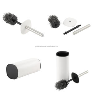 Juego de escobillas de baño de acero inoxidable 304 de estilo europeo SY, cepillos de limpieza con mango de inodoro - Product Image 2