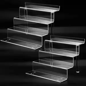 Clear Acrylic Display Riser Shelves