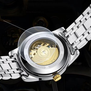 Drioshipping Men Luxury Brand <b>Automatic</b> Wrist <b>Watches</b> Fashion Leather Strap Luminous Male Mechanical <b>Watch</b> Custom Logo - Product Image 4