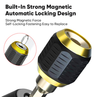 Mandrin de perceuse électrique Mitsushi 1/4 pouce à queue hexagonale sans clé Vertex avec adaptateur