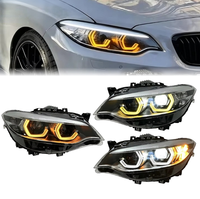 Ensemble de phares LED DRL tricolores de style Ikon, pièces de rechange plug and play pour BMW Série 2 F22 2014-2020