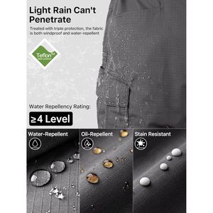 Men's Tactical <b>Pants</b> Water Resistant Ripstop <b>Cargo</b> <b>Work</b> Lightweight EDC Hiking <b>Pants</b> With Multi Pockets Gray 38W - Product Image 6