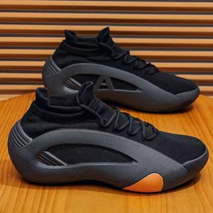 Nouvelles Chaussures <span class=keywords><strong>de</strong></span> Basketball <span class=keywords><strong>Noir</strong></span> et Blanc 2026, Tige en Cuir Microfibre, Semelle Intermédiaire en PU, Semelle Extérieure en Caoutchouc, Guangdong, Unisexe, Tendance Jeunesse - Product Image 3