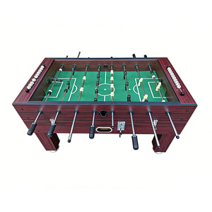 Table de <span class=keywords><strong>baby</strong></span>-<span class=keywords><strong>foot</strong></span> professionnelle robuste marron foncé à <span class=keywords><strong>monnayeur</strong></span> de 1,5 m pour adultes - Product Image 6