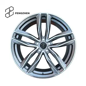 Pengzhen Deep Steel Grau oder Bright Black Machine Face Auto Felge 20 Zoll 18 19 20 Zoll 5x112 Leichtmetall felgen Felgen für BMW Q-Serie