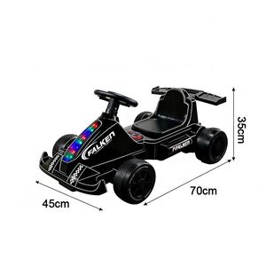 Auto de Juguete para Bebés con Luces LED y Música, con Pedal de Arranque, Color Blanco, Edición de Aprendizaje Temprano, de Plástico, con Batería, Duradero y Cómodo - Product Image 5
