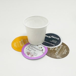 Etiqueta Adhesiva Troquelada de Aluminio de Grado Alimenticio para Tapas de Cápsulas de Café, Leche, Yogur y K-Cup, Impresión Personalizada - Product Image 6