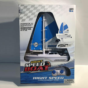 2.4G 4CH Électrique Étanche <span class=keywords><strong>Voilier</strong></span> 15 KM/H Télécommande Flipped Racing Boat Toy - Product Image 5
