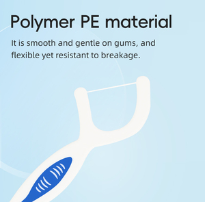 Fil dentaire multifonction 2 en 1 Nettoyage en profondeur des dents Soins bucco-dentaires Doux pour les gencives Fil dentaire glisse en douceur - Product Image 3