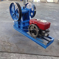 Concasseurs d'or de petite taille, directement de l'usine, concasseur à mâchoires et à marteaux portable pour usine d'or à petite échelle de 1 à 3 tonnes par heure