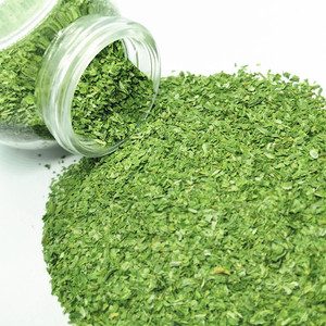 Khô rau hẹ Vòng hẹ mảnh S màu Xanh lá cây hành tây mảnh mùa xuân hành tây Tỏi tây mảnh chive bột - Product Image 5