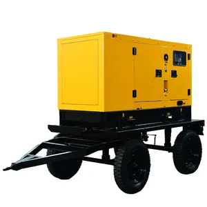 Chinese Generator Manufacturer Mobile Trailer Power Station 100kw 150kw 700kw Silent Electric Turbine Diesel Generator