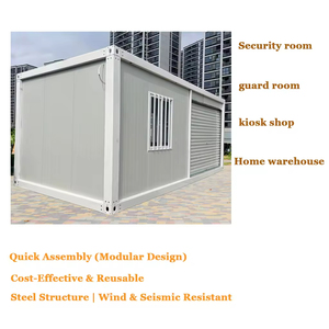 Contenedor Móvil de Acero Ligero, Personalizado de Fábrica, Impermeable, Modular, Resistente al Viento y al Fuego, para Oficina - Product Image 3
