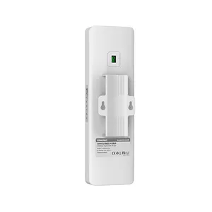 COMFAST Enrutador Wifi POE de larga distancia de 1KM, adaptador de corriente POE inalámbrico para exteriores de 9V ~ 24V; compatible con fuente de alimentación CC 1X10/100Mbps 2,4G