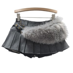 Yazlık Kadın Giysileri Moda Tasarım <span class=keywords><strong>Mini</strong></span> Etek Şort Bayanlar A Kesim Pileli <span class=keywords><strong>Mini</strong></span> Etekler Kadın Günlük Etek - Product Image 5